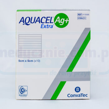 Aquacel Ag Plus Extra 5*5cm opatrunek ze srebrem 1szt