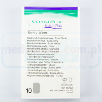 Granuflex Extra Thin 5*10cm opatrunek hydrokoloidowy 1szt