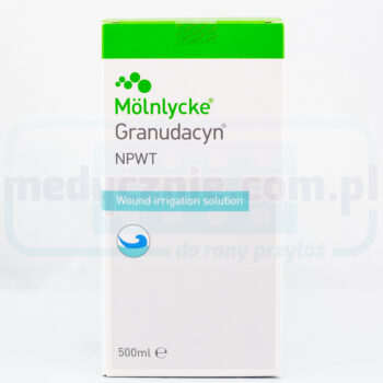 Granudacyn NPWT 500ml - roztwór do płykania ran