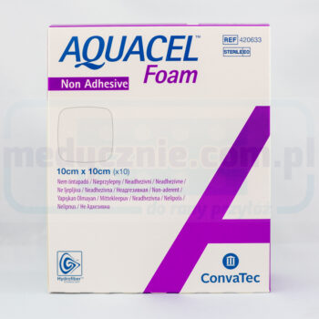 Aquacel Foam Non Adhesive 10*10cm wielowarstwowy opatrunek piankowy 1szt