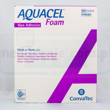 Aquacel Foam Non Adhesive 15*15cm wielowarstwowy opatrunek piankowy 1szt
