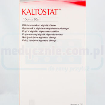 Kaltostat 10*20cm opatrunek alginianowy na rany przewlekłe 1szt