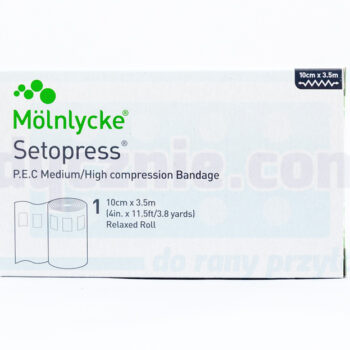 Setopress 10cm*3,5m bandaż o średniej do wysokiej sile ucisku