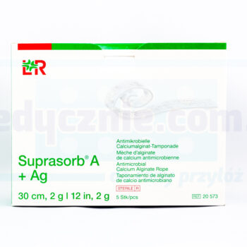 Suprasorb A + Ag 30cm/2g Tamponada 1szt