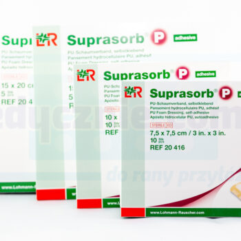 Suprasorb P 7,5*7,5cm piankowy samoprzylepny 1szt