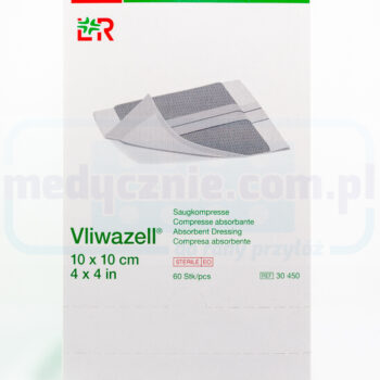 Vliwazell 10*10cm opatrunek chłonny jałowy 1szt