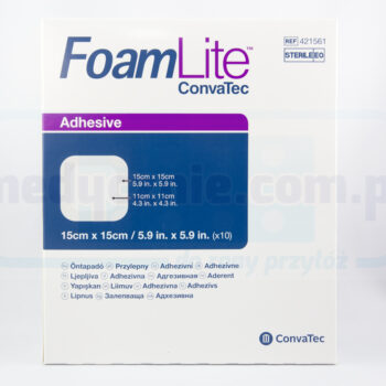 Aquacel Foam Lite 15*15cm wielowarstwowy opatrunek piankowy 1szt