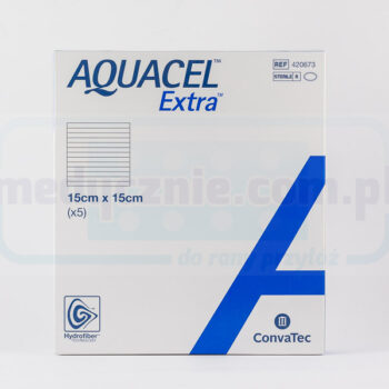 Aquacel Extra 15*15cm opatrunek hydrowłóknisty 1szt
