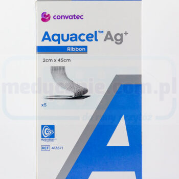 Aquacel Ag Plus 2*45cm opatrunek ze srebrem 1szt