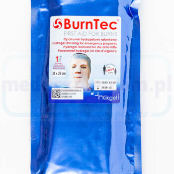 BurnTec 25x25cm na twarz opatrunek hydrożelowy 1szt