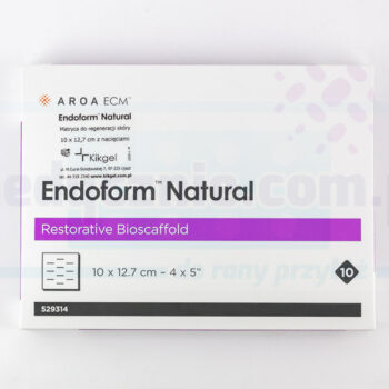 Endoform 10 x 12,7cm – naturalna matryca skóry z kolagenem i makrocząsteczkami ECM 1szt