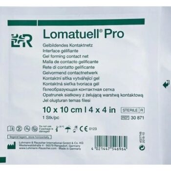 Lomatuell Pro 10* 10 cm 1szt żelowy opatrunek siatkowy