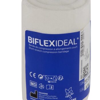 Bandaż Biflexideal 8cm* 5m biały 1 szt REF 11000200850000