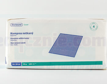Kompres włókninowy niejałowy 10*20cm  100szt 30g 4W