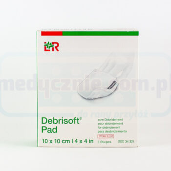 Debrisoft Pad 10x10cm 1szt - opatrunek do opracowania rany