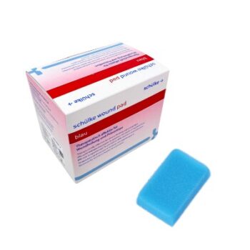Gąbka do oczyszczania ran 1szt Wound pad blau