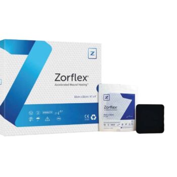 Zorflex 10*10cm 1szt Opatrunek kontaktowy w 100% z węgla aktywnego
