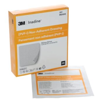 INADINE 9,5cm* 9,5cm opatrunek nieprzywierający z jodyną powidonową 1szt