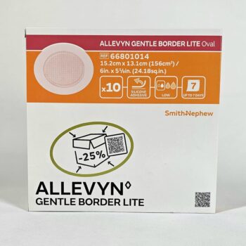 Allevyn Gentle Border Lite Oval 15,2* 13,1cm 1szt