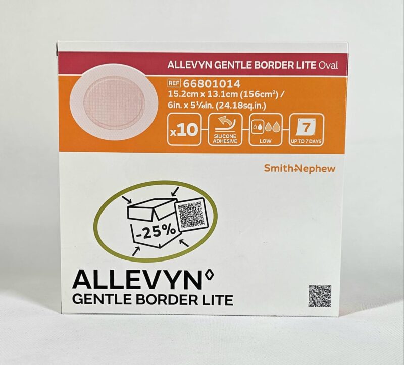 Allevyn Gentle Border Lite Oval 15,2* 13,1cm 1szt