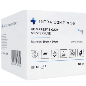 Opakowanie kompres gazowy niejałowy 13N 10*10cm 100szt