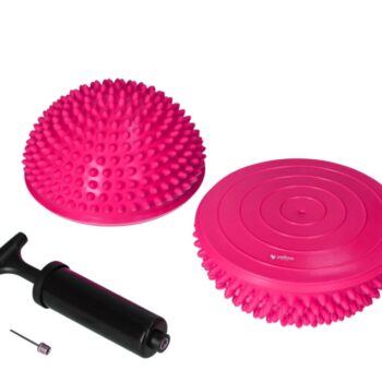 Poduszka Półkula sensoryczna yellowBALANCE różowa 2szt