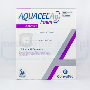 wielowarstwowy opatrunek piankowy 1szt Aquacel Foam Ag Adhesive 20*16,9cm Sacral