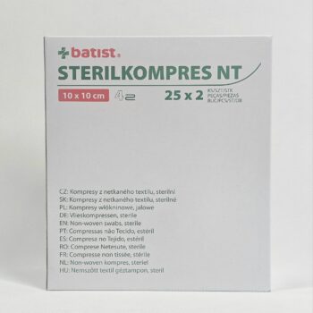 Kompres włókninowy jałowy 4W 10*10cm a'2szt-25szt