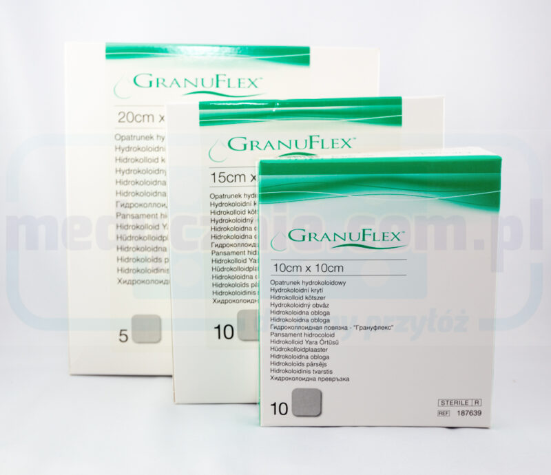 Granuflex 20*20cm opatrunek hydrokoloidowy 1szt - obrazek 2