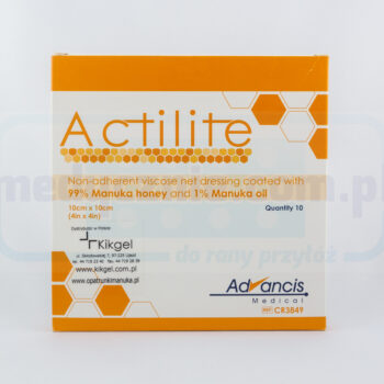 Actilite 10*10cm opatrunek siatkowy z miodem Manuka 1szt