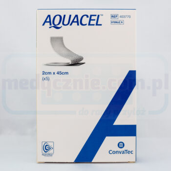 Aquacel 2*45cm opatrunek hydrowłóknisty 1szt