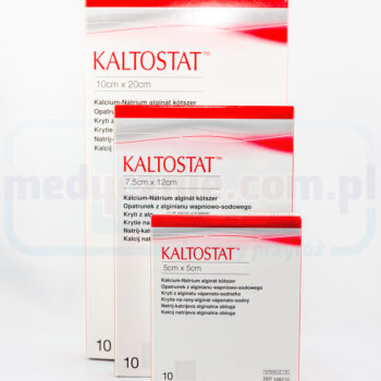Kaltostat 7,5*12cm opatrunek alginianowy na rany przewlekłe 1szt