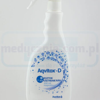 Aqvitox 500ml z atomizerem czyszczenie i odkażanie ran