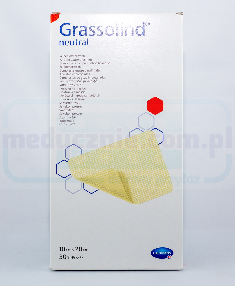 Grassolind 10*20cm opatrunek na oparzenia 1szt